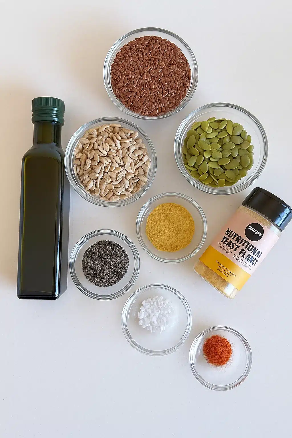 Bariatric Seed Recipe Ingredients Flat Lay